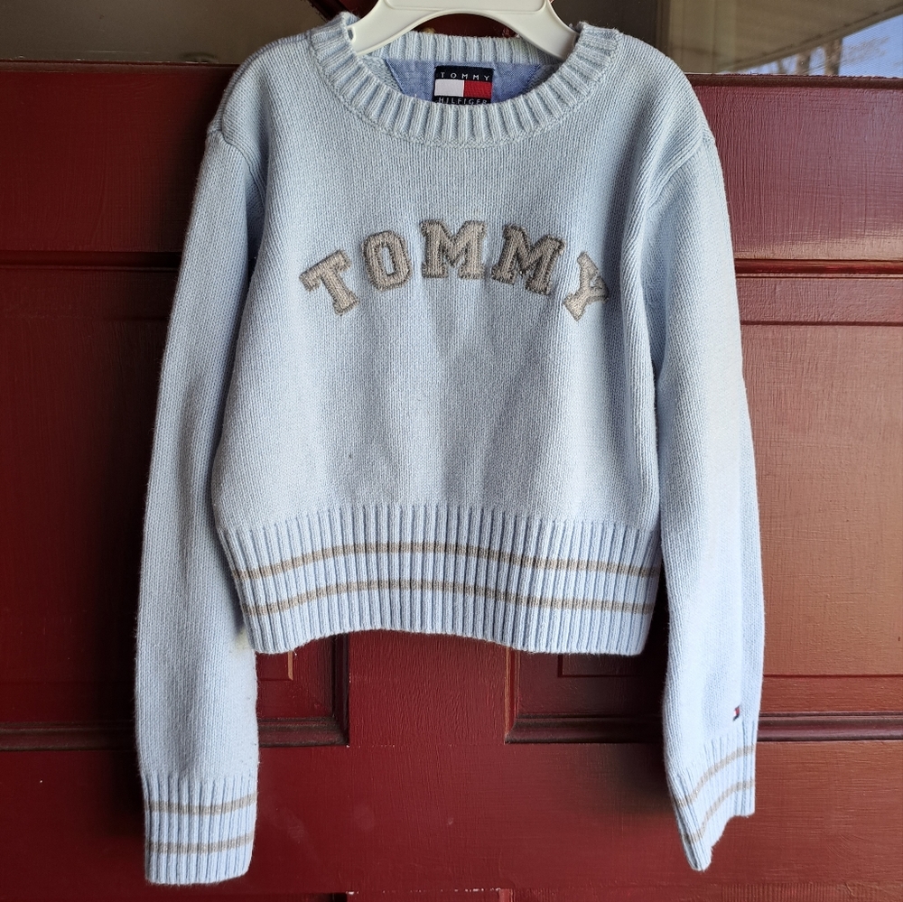 Tommy Hilfiger light blue sweater
